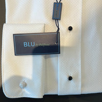 Polifroni Dress Shirt - Blu500 Tuxedo - White