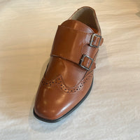 Boys Dress Shoe - Jordano - Double Monk - Brown