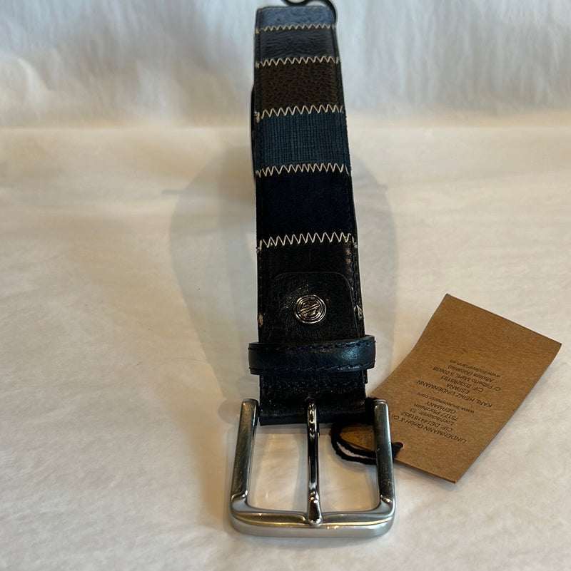 Lindenmann Belt - Premium Leather - Navy