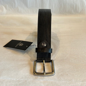 Lindenmann Belt - Leather Black Textured