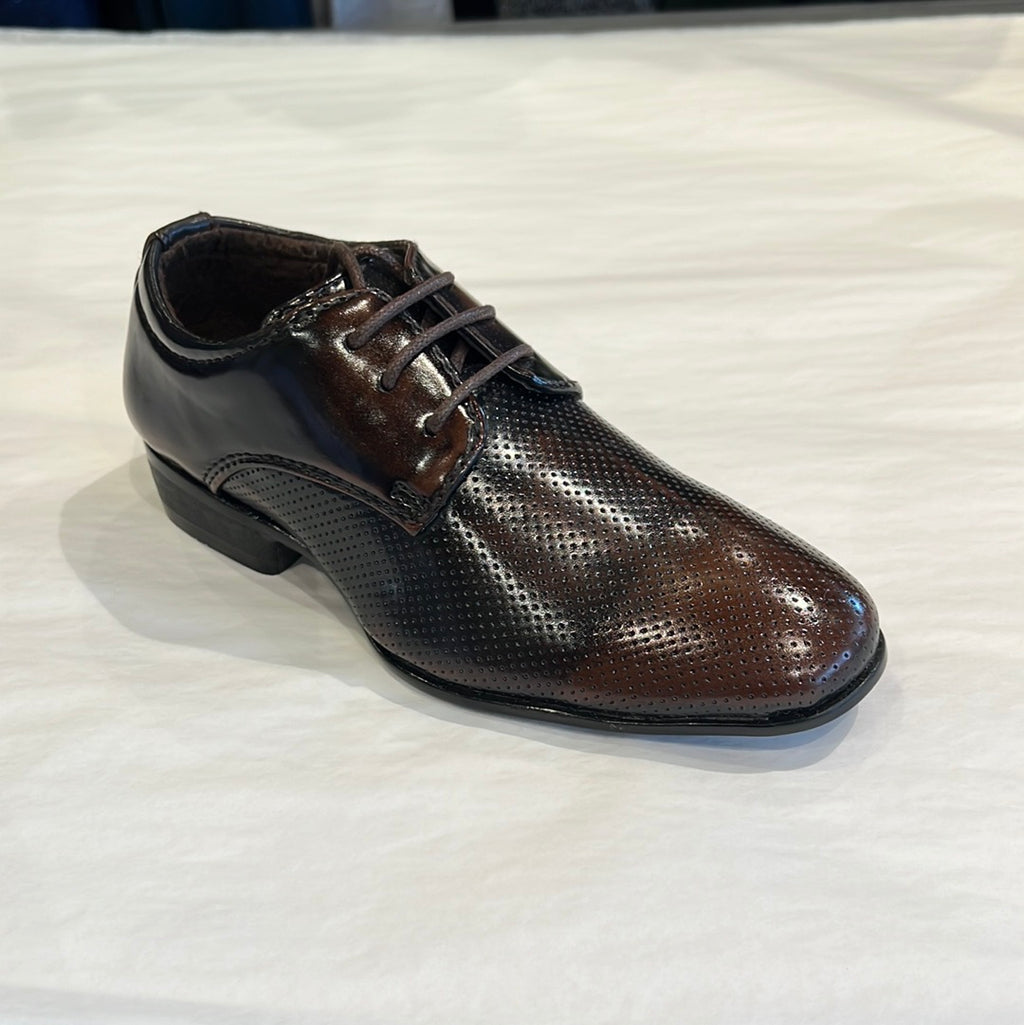 Boys Dress Shoes - A.X.N.Y - SS4002 - Brown