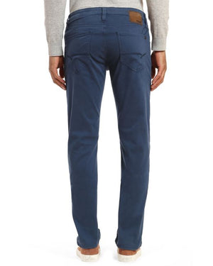 Bugatchi - Men's Blue Zach Straight Leg Twill Pants