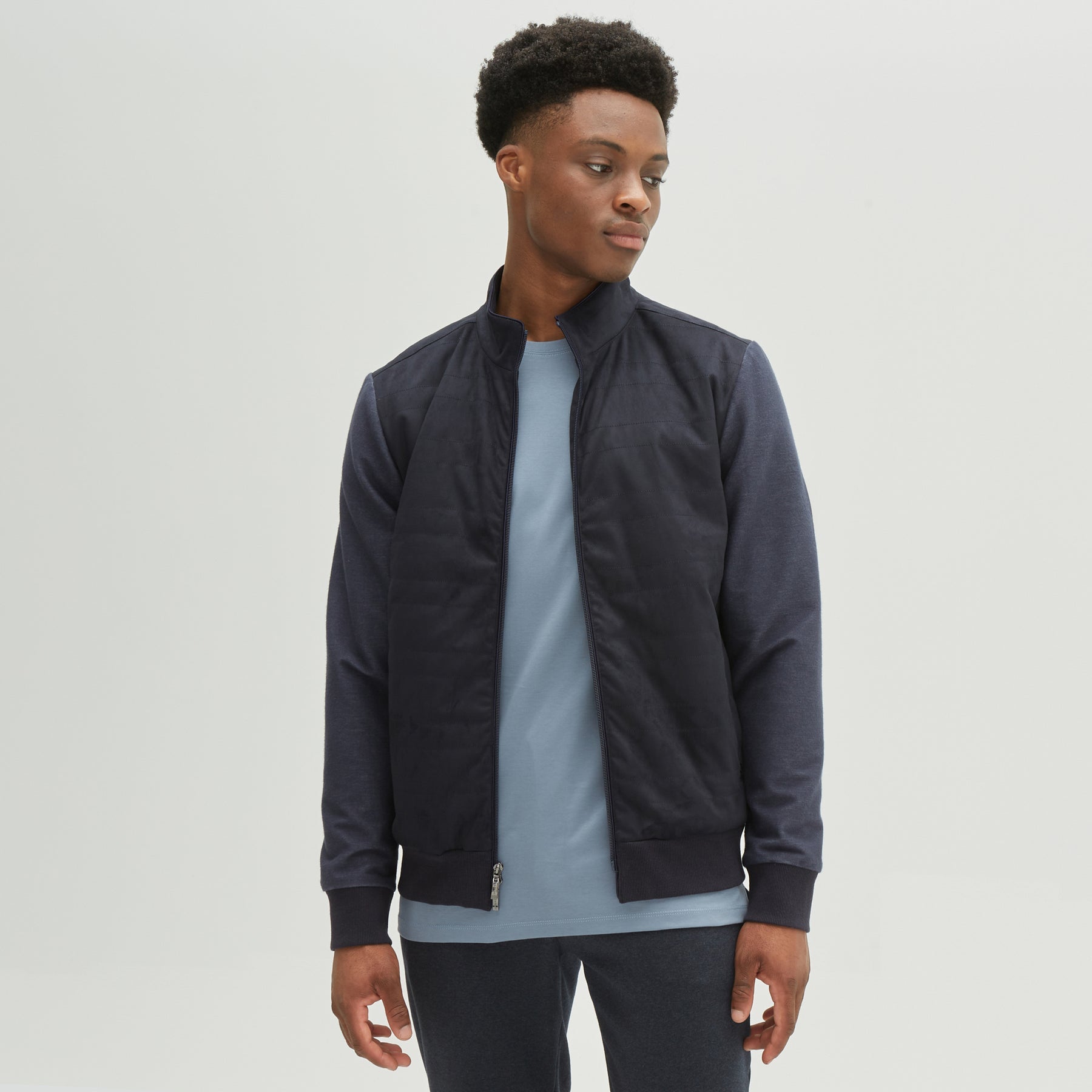 Robert Barakett RENOIR QUILTED JACKET Navy Ed s Fine Imports