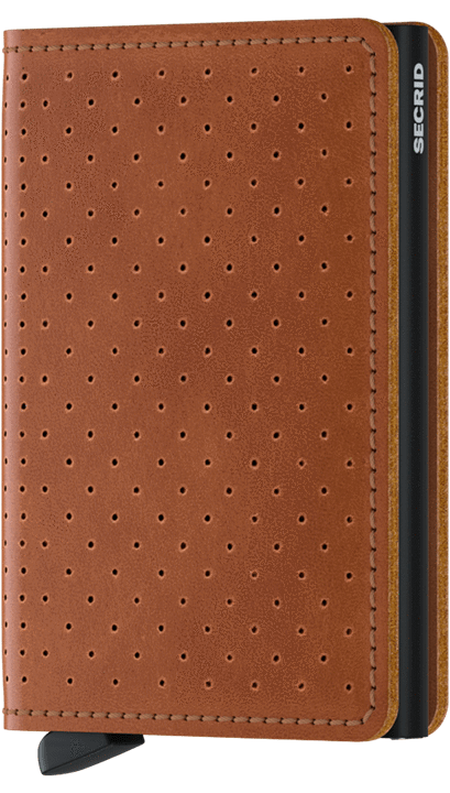 Secrid - Slim Wallet Perforated Cognac