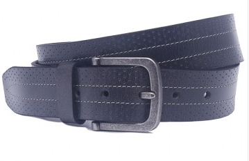 OHM Leather New York Sporty Antique Effect Casual Belt