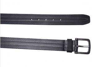 OHM Leather New York Sporty Antique Effect Casual Belt