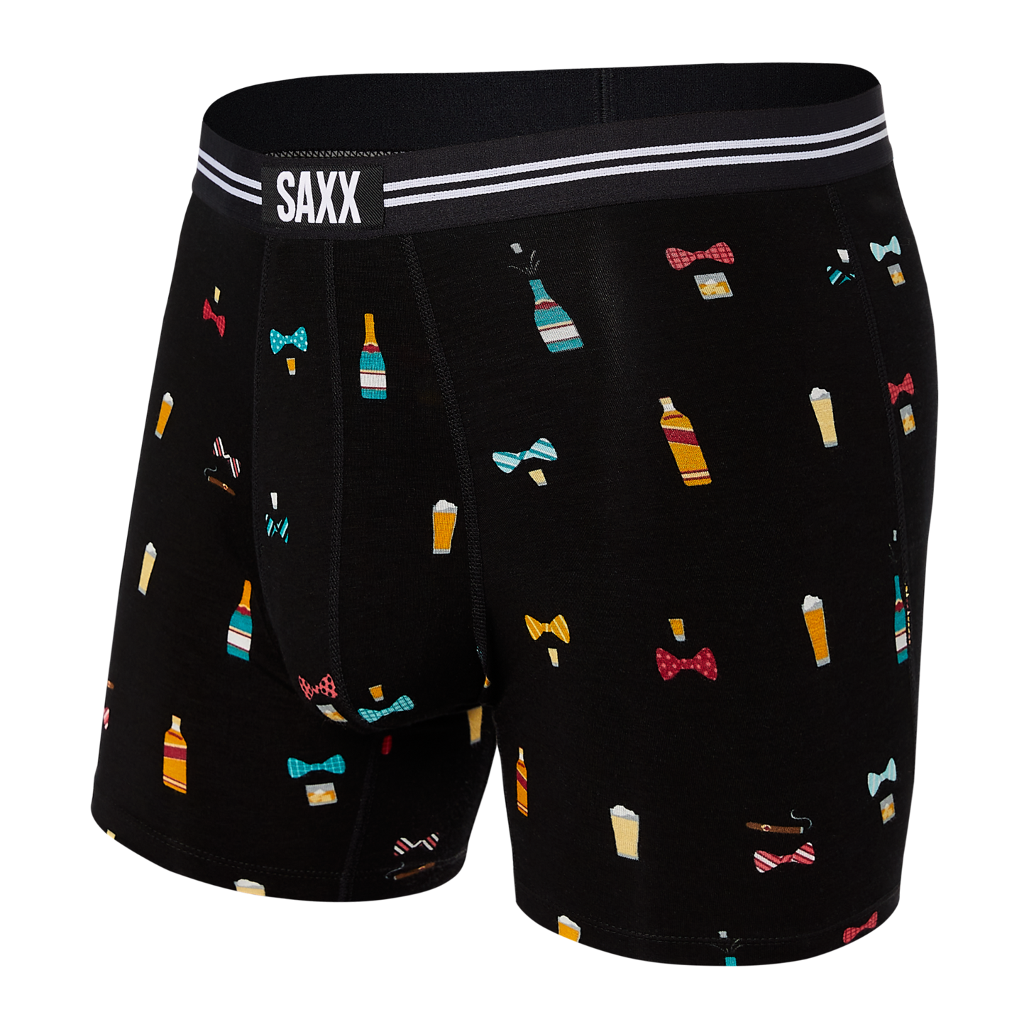 Saxx Underwear - Vibe Boxer Brief - Bowties N Booze – Ed's Fine Imports