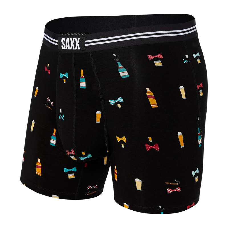 Saxx Underwear - Vibe Boxer Brief - Bowties N Booze