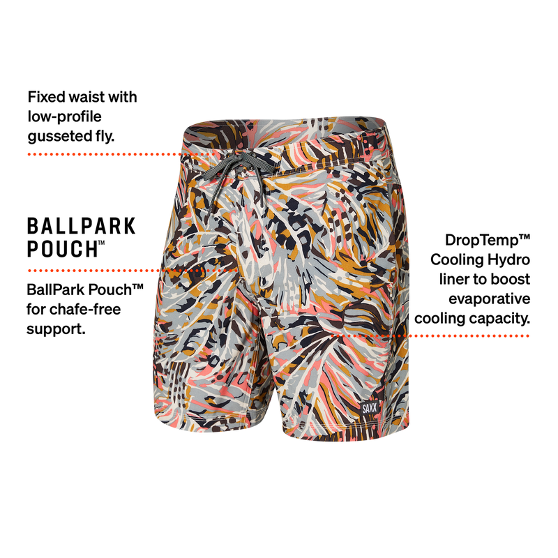 SAXX - Betawave 2N1 Swim Shorts 17" - Butterfly Palm