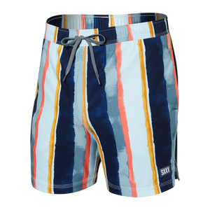 SAXX - Oh Buoy 2N1 Volley " 5" - H20 Stripe- Blue