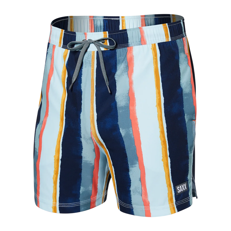 SAXX - Oh Buoy 2N1 Volley " 5" - H20 Stripe- Blue