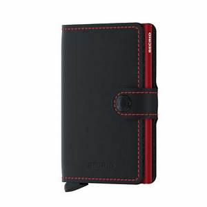 Secrid - Mini Wallet Matte Black & Red