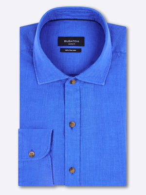 Bugatchi - 100% Fine Linen - Classic Blue