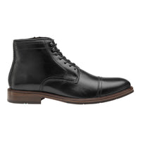 Johnston & Murphy Shoes - XC FLEX RALEIGH CAP TOE ZIP - Black Full Grain