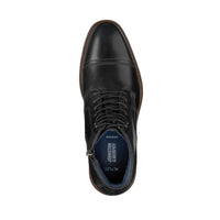 Johnston & Murphy Shoes - XC FLEX RALEIGH CAP TOE ZIP - Black Full Grain