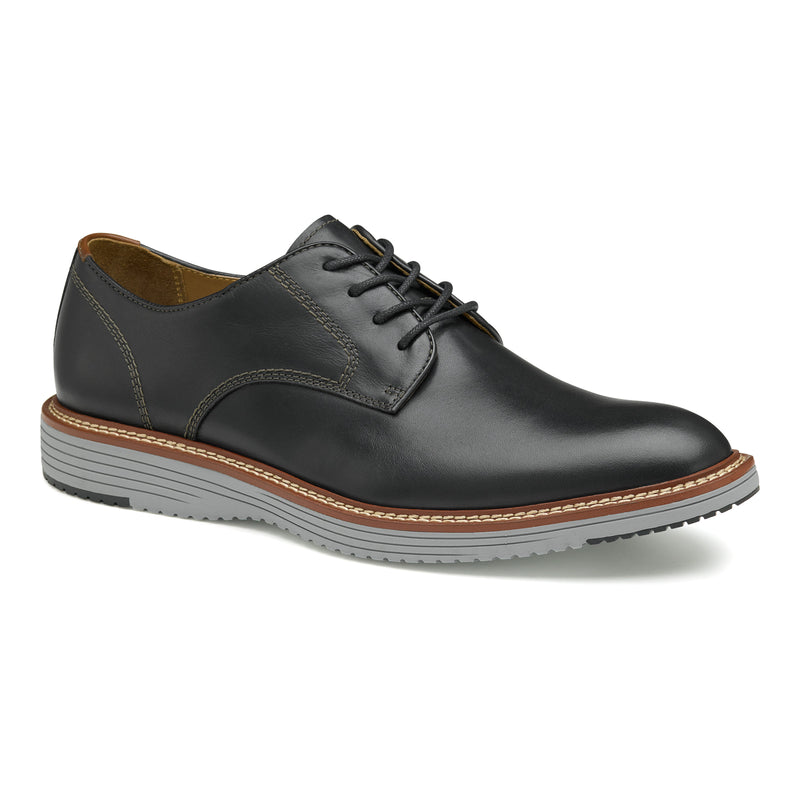 Johnston & Murphy Shoes - Upton Plain Toe - Black