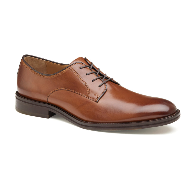 Johnston & Murphy Shoes - MEADE PLAIN TOE - Tan