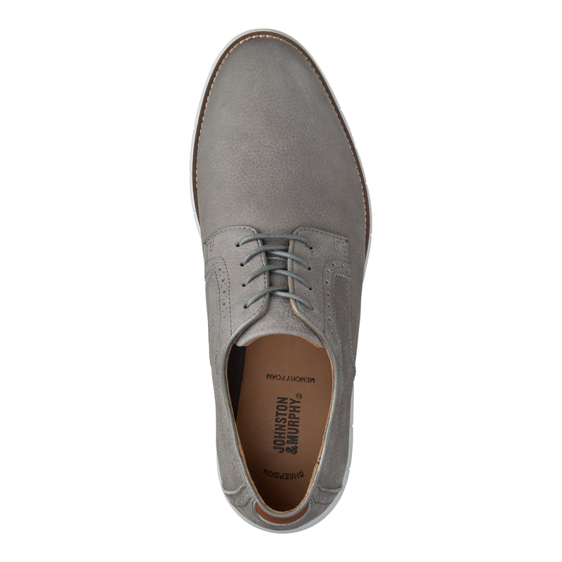 Johnston & Murphy - Men's Shoes Holden Plain Toe - Gray